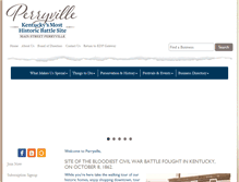 Tablet Screenshot of downtownperryville.com